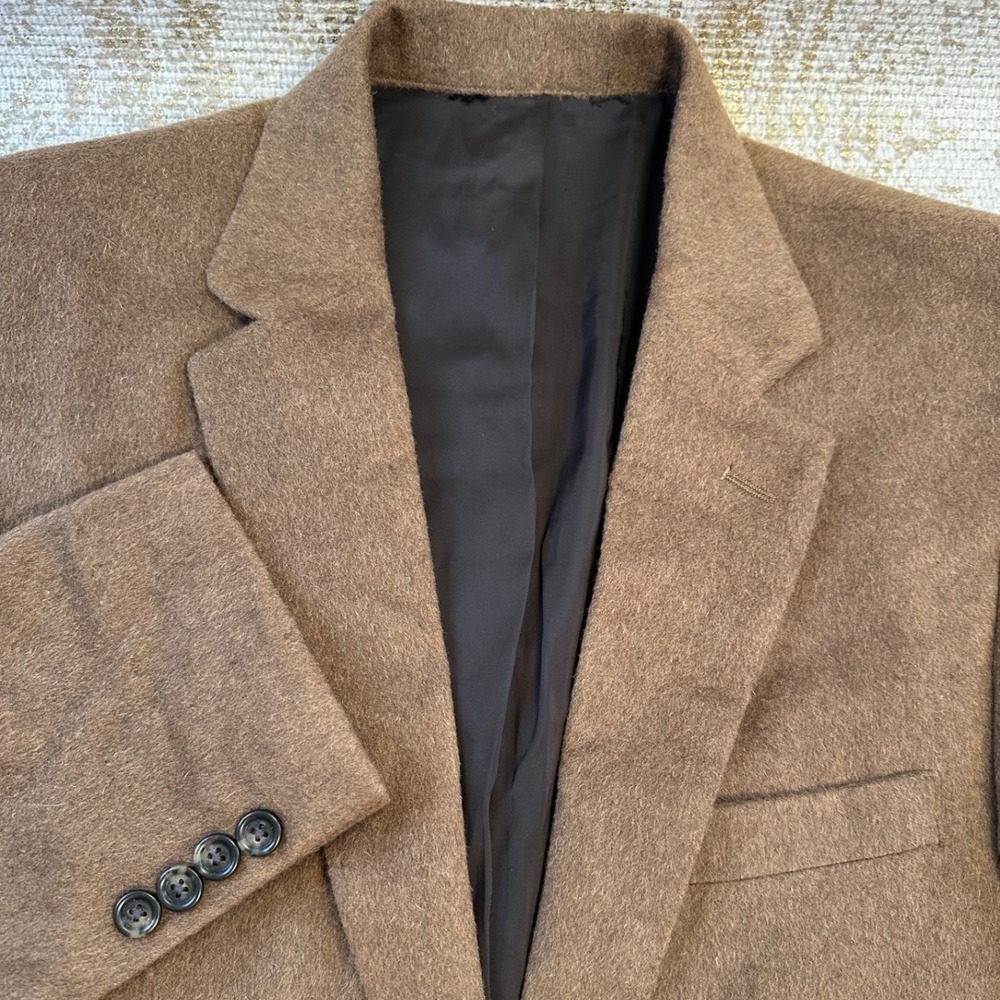 JOS. A. BANK Travelers Collection Brown Camelhair Sport Coat Blazer | Size 41L